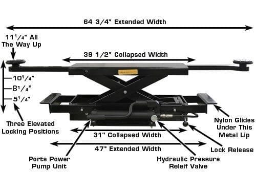 ATLAS PRO9000 4 Post Lift + RJ35 Sliding Jacks Combo ATEXH-PRO9-COMBO1-FPD