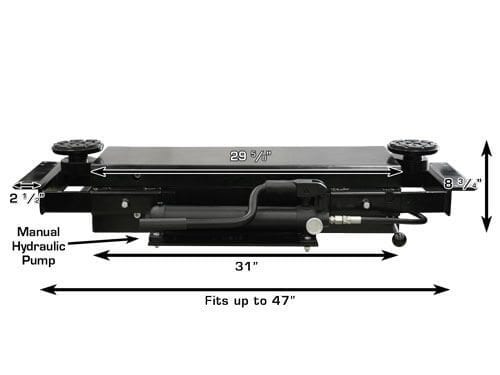 ATLAS PRO8000EXT-L 4 Post Lift + RJ35 Sliding Jacks Combo ATEXH-PRO8EXTL-COMBO-FPD