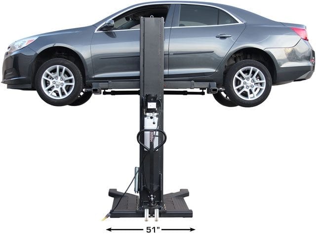 ATLAS PSP-6000 6,000 lb Portable Single Post Lift ATEXH-PSP-6000-FPD