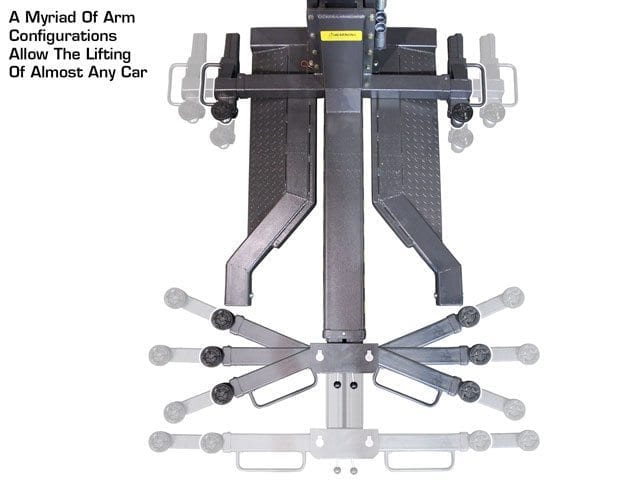 ATLAS PSP-6000 6,000 lb Portable Single Post Lift ATEXH-PSP-6000-FPD