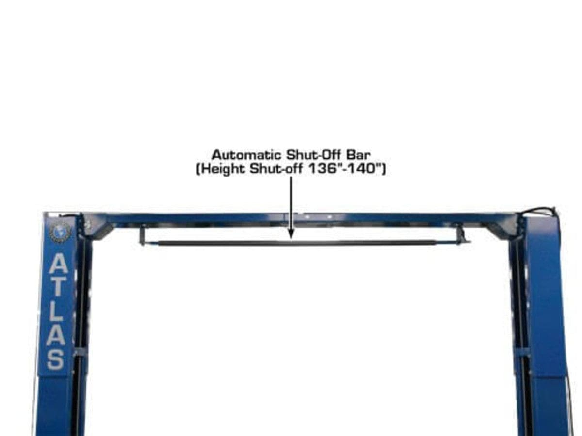 atlas pv10px 2 post overhead auto shut off bar, safety