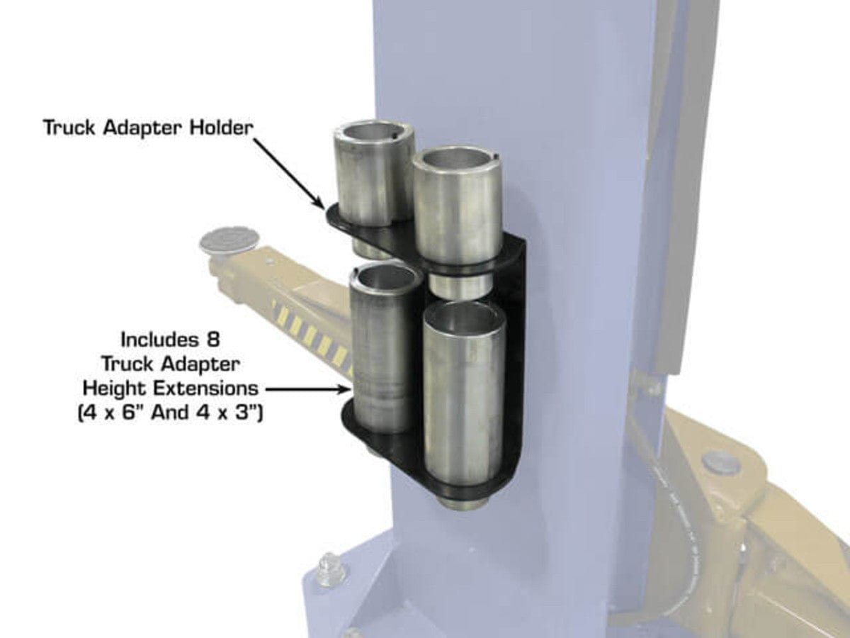 atlas pvl10 2 post lift included truck adapter holder