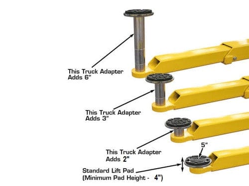 atlas bp10000x arm height with adapters