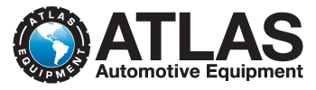 Atlas Automotive Equipment logo - Two-post car lifts, tire changers, and wheel balancers