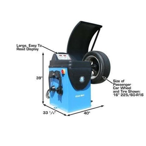 Atlas TC221 Tire Changer + WB11 Wheel Balancer Combo Package