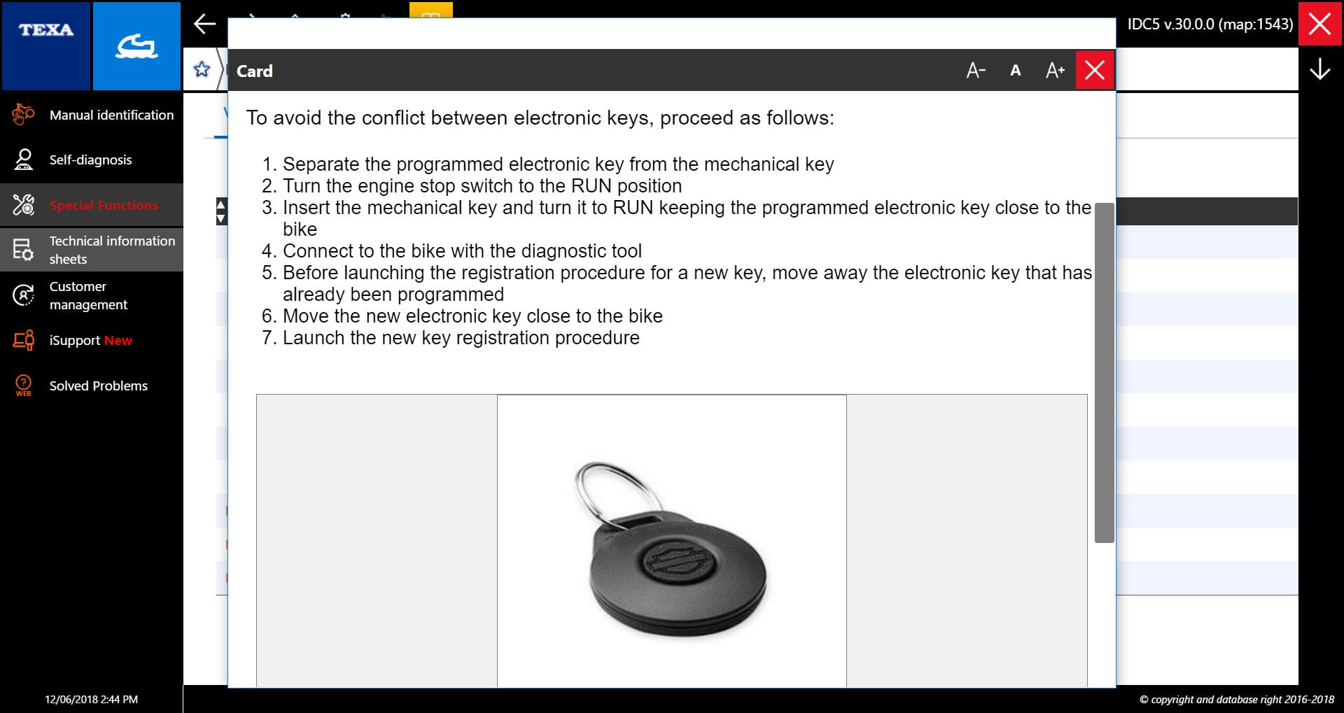 TEXA BIKE SCREENSHOT HARLEY KEY FOB PROGRAMMING 