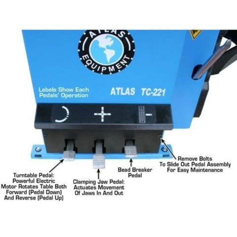 Atlas TC221 Tire Changer + WB11 Wheel Balancer Combo Package