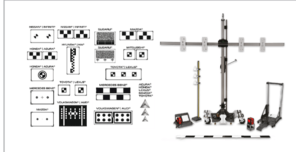 Hofmann EZ-ADAS EESE900DX Deluxe ADAS calibration kit with camera targets and radar reflectors