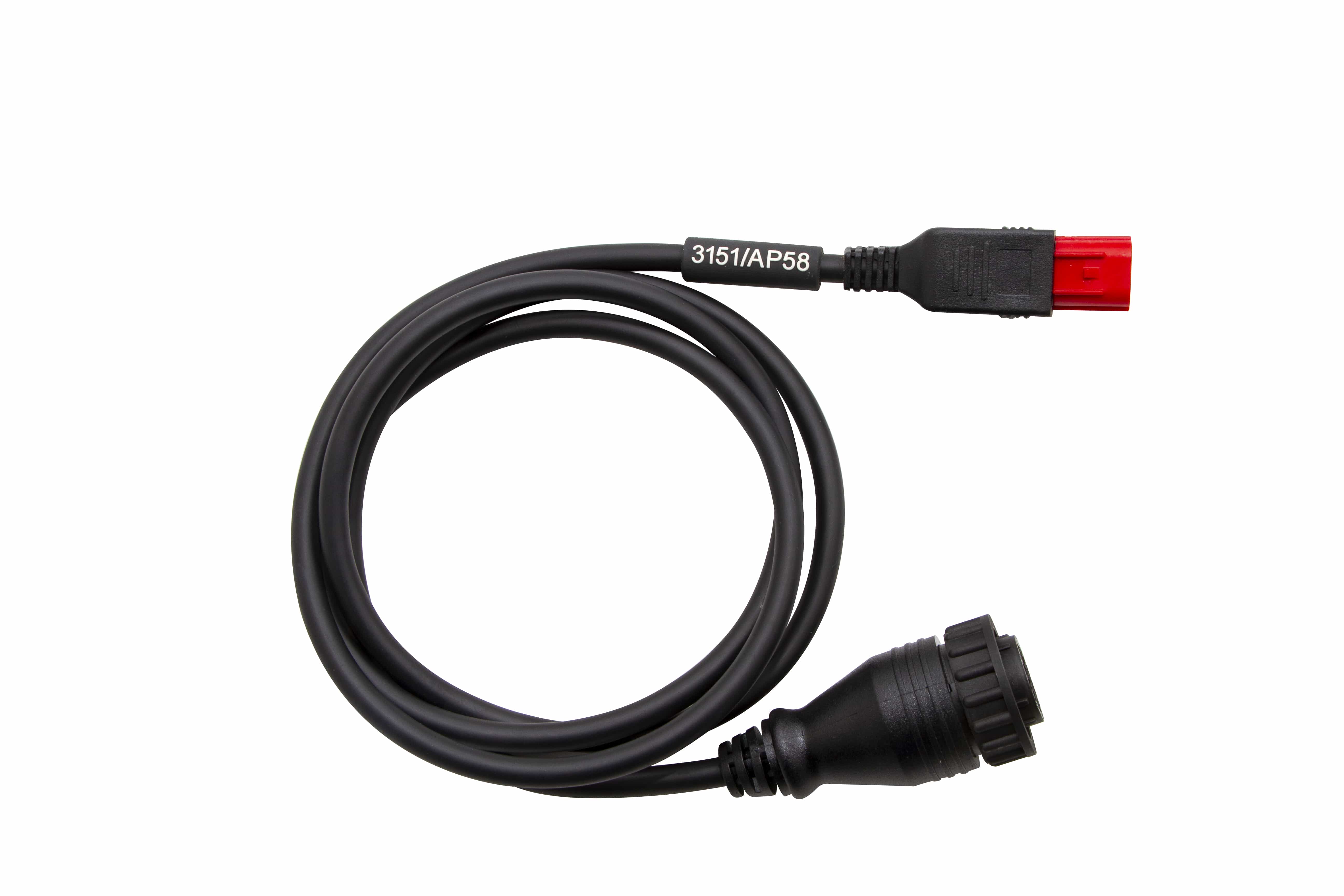 TEXA 3909849 Euro 5 OBD motorcycle diagnostic cable 3151/AP58 with 6-pin connector for TEXA IDC6 Bike diagnostic systems