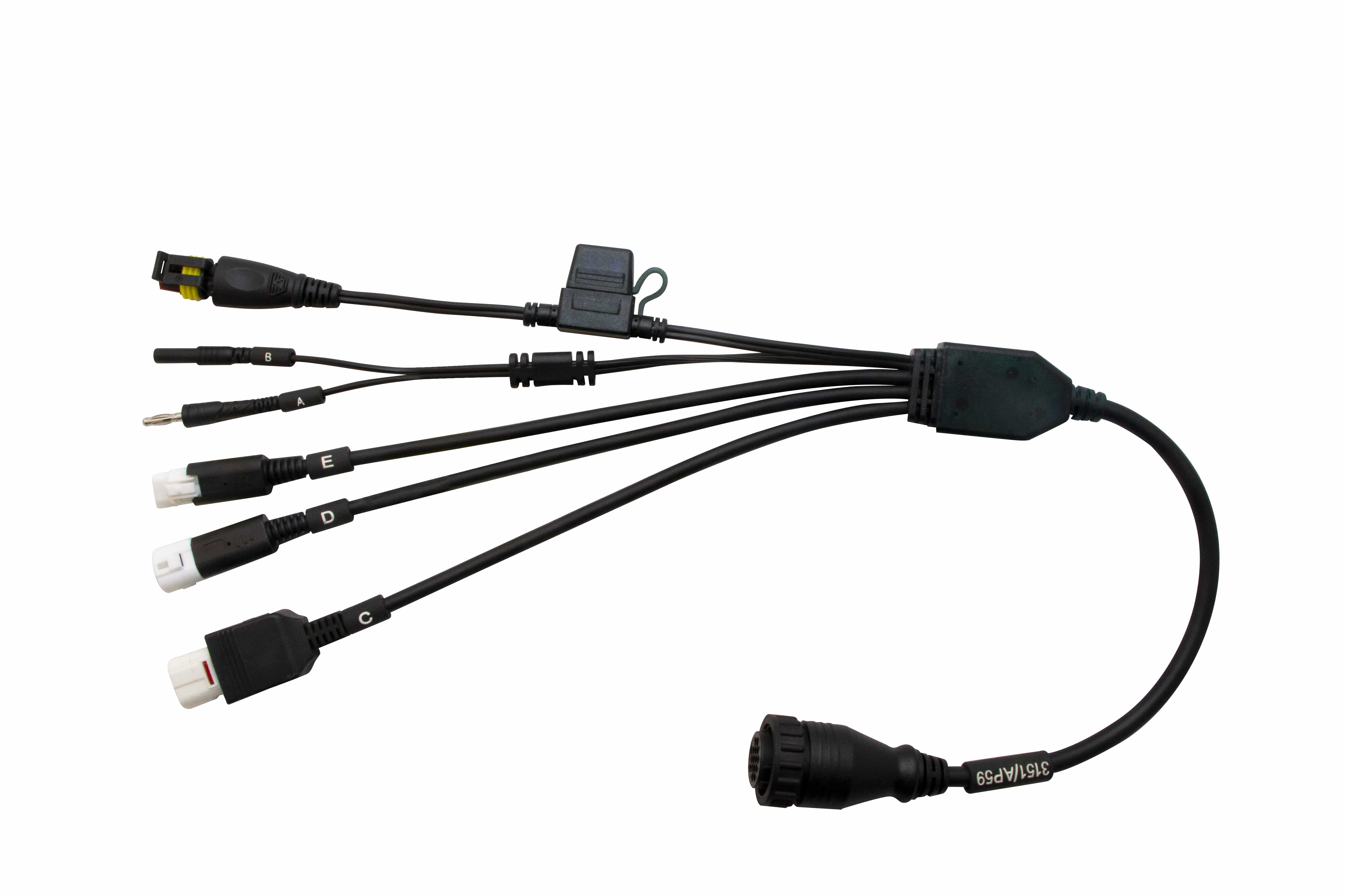 TEXA 3909878 Yamaha motorcycle diagnostic cable 3151/AP59 for Yamaha motorcycles, scooters, ATVs and UTVs using TEXA IDC6 Bike diagnostics