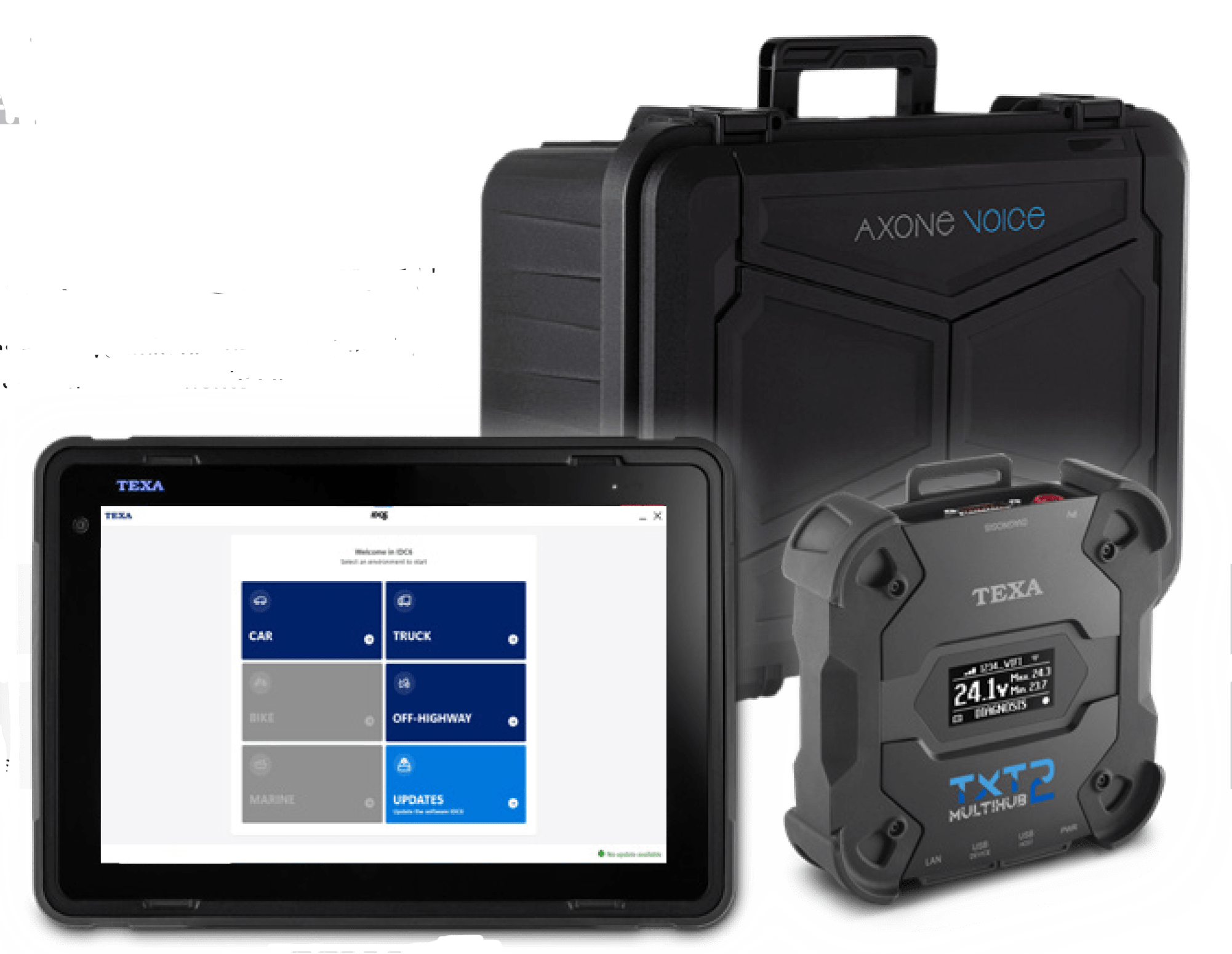 TEXA DFP AXONE VOICE Deluxe Fleet diagnostic tool for car truck and off-highway equipment