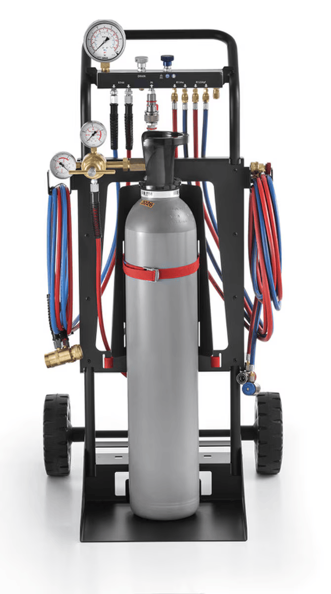 TEXA SO755K forming gas leak detection kit with TTF 700 cart adapter case
