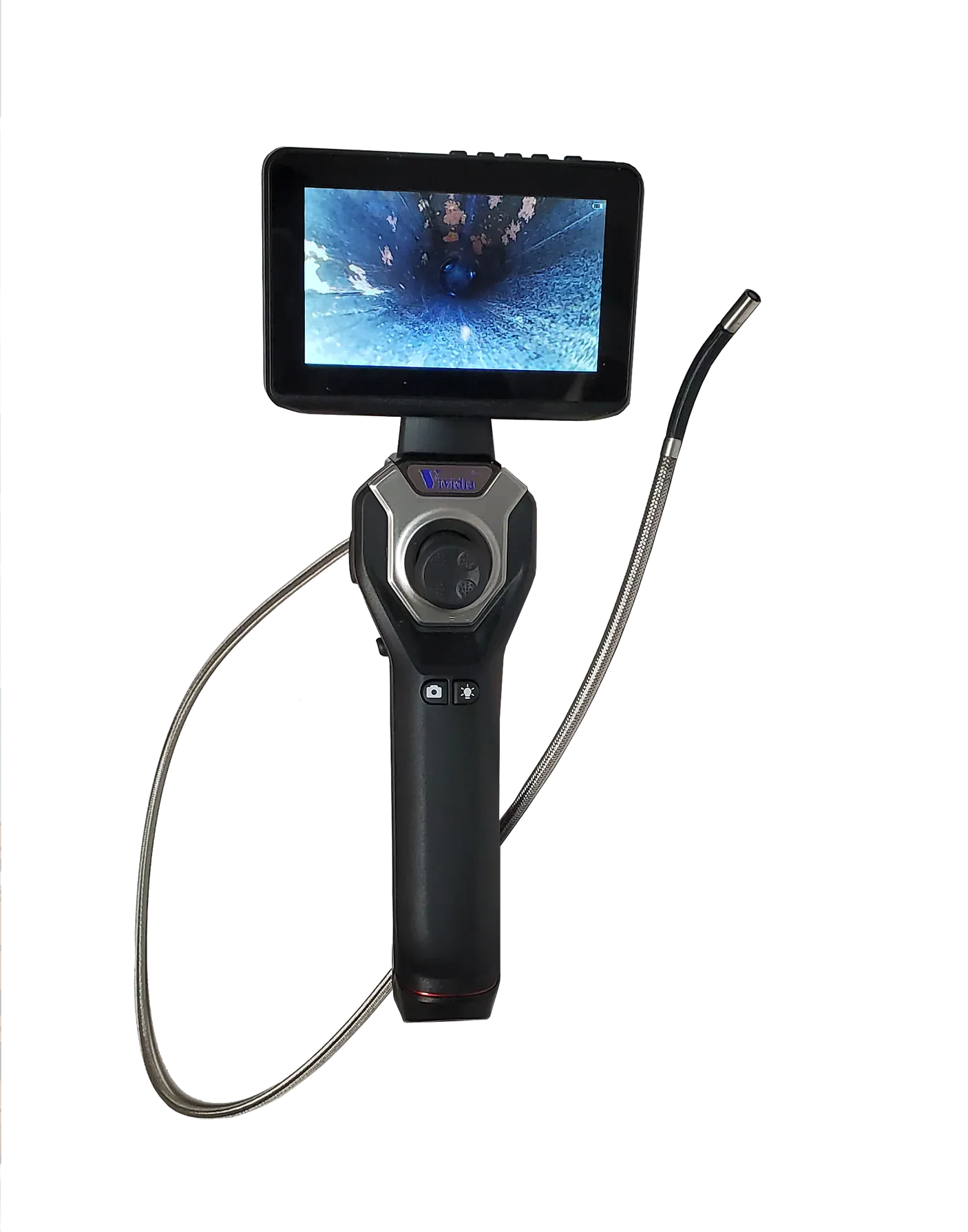 Vividia CX-4010M 4mm flexible joystick monitor borescope with LCD screen